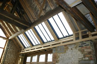 A row of Clement 5 rooflights, bringing in masses of natural light.